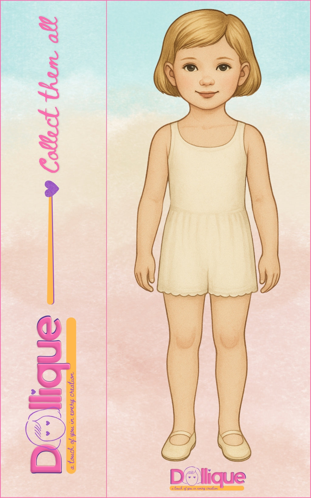 Magnetic Doll – Short Blonde Hair